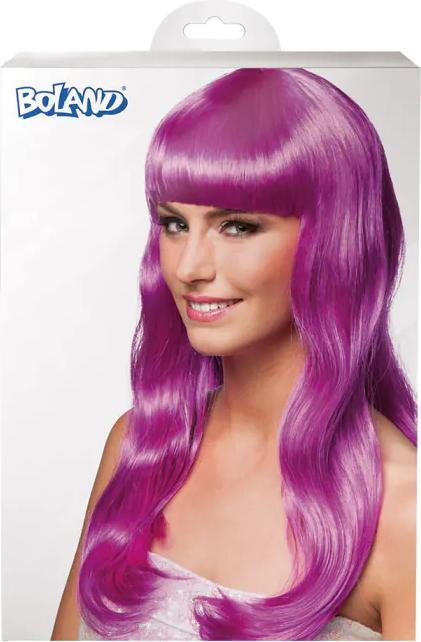 Produktbild Fasnacht Perücke Chique violett