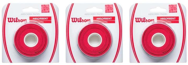 Immagine prodotto Wilson Absorbx Padel Overgrip Red (3x)