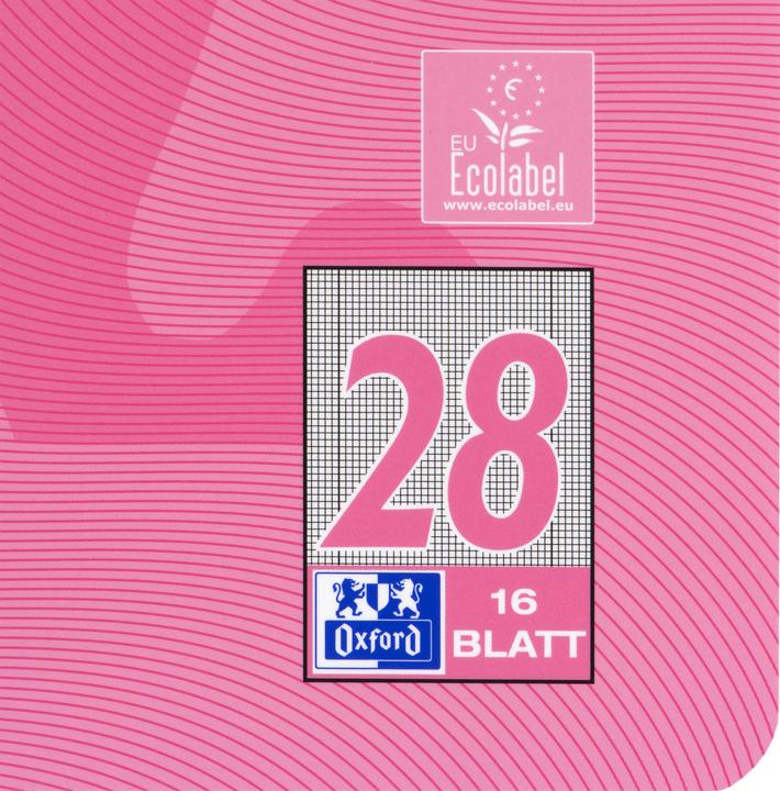 Produktbild Oxford Schulheft, A4, Lineatur 28 (A4, Kariert, Harter Einband)