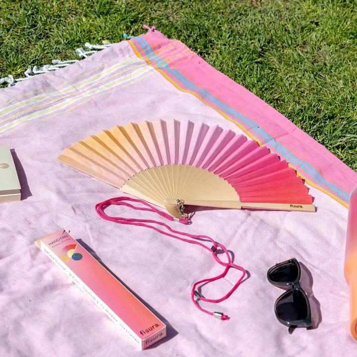 Actual product image Fisura Handfächer SUNSET