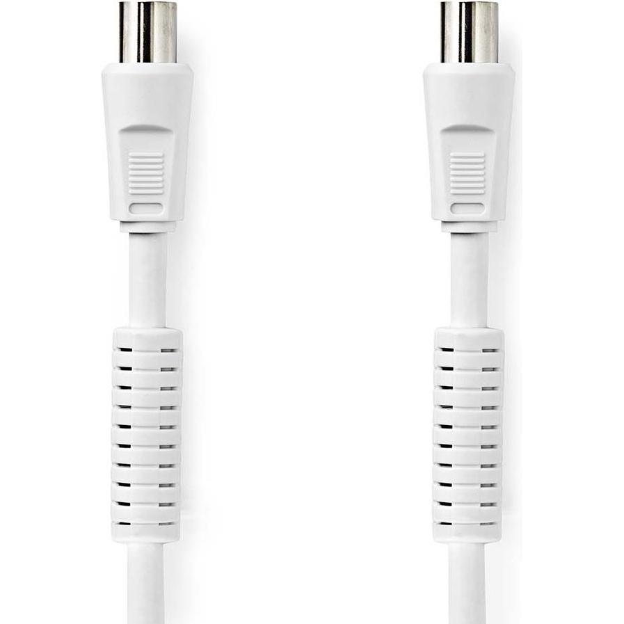 Thumbnail - Nedis Koaxial Kabel IEC (Coax) Stecker IEC (Coax) Buchse Vernickelt 120 dB 75 Ohm 4-fach (75 dB, Antennenkabel), Antenne...