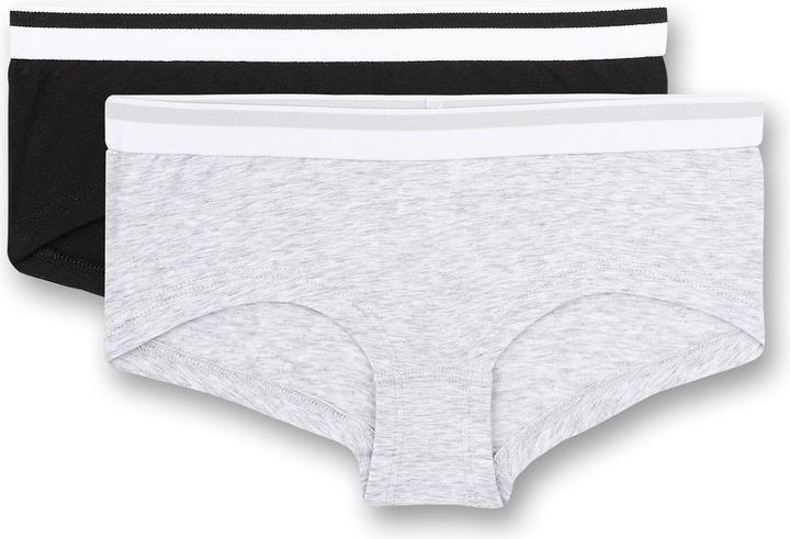 Immagine prodotto Sanetta Cutbrief da bambina (confezione doppia) grigio arancio e nero (152)