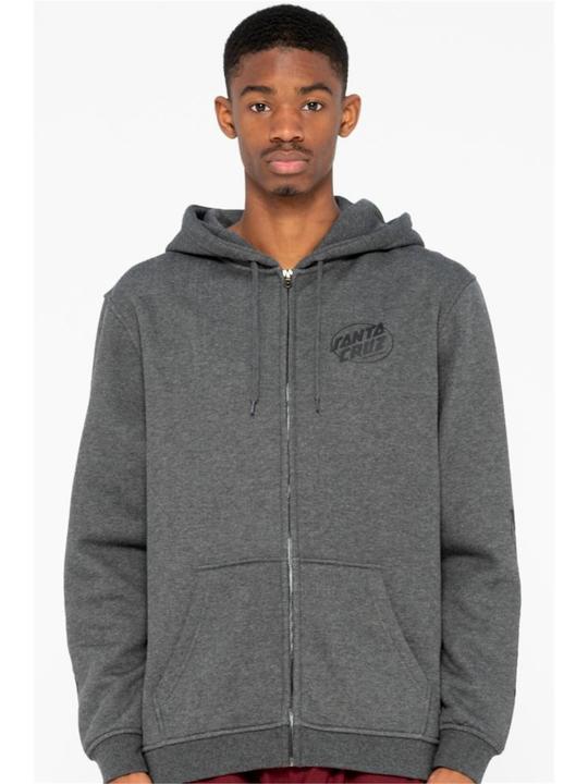 Actual product image Santa Cruz Club Oval Dot Zip Hoodie (S)