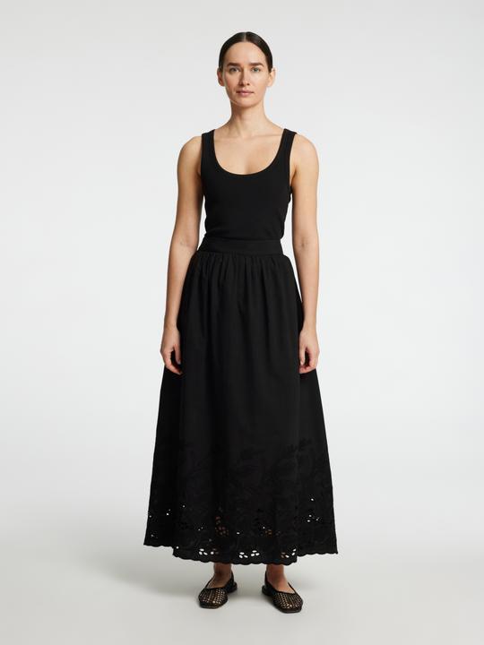 Produktbild Selected Broderie Anglaise Maxirock (40)