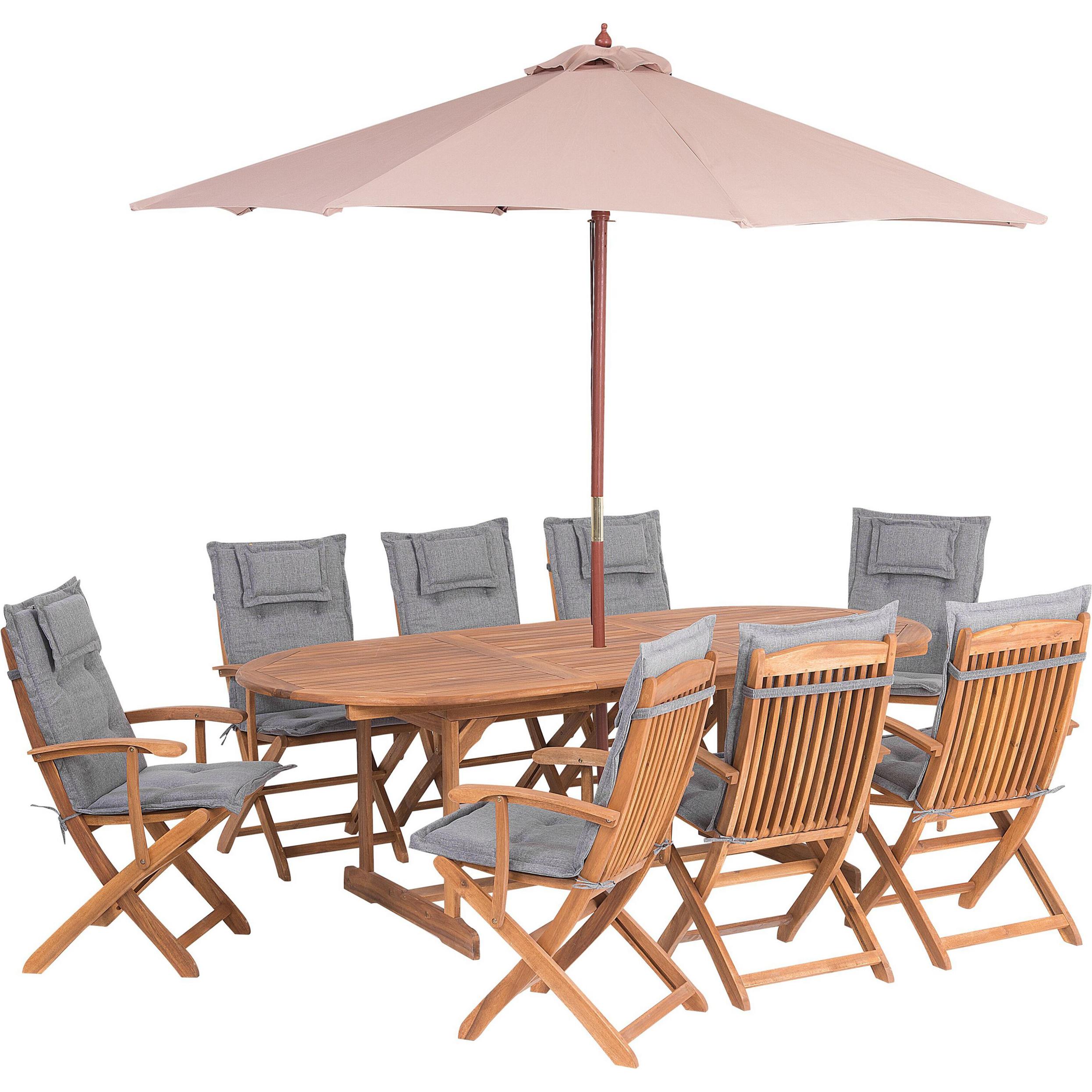 Beliani, Gartentisch + Balkontisch, Maui (220 cm)