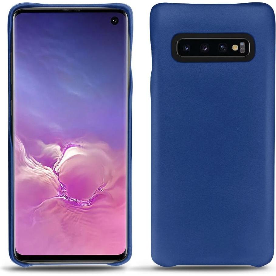 Noreve Lederschutzhülle (Samsung Galaxy S10), Smartphone Hülle, Blau