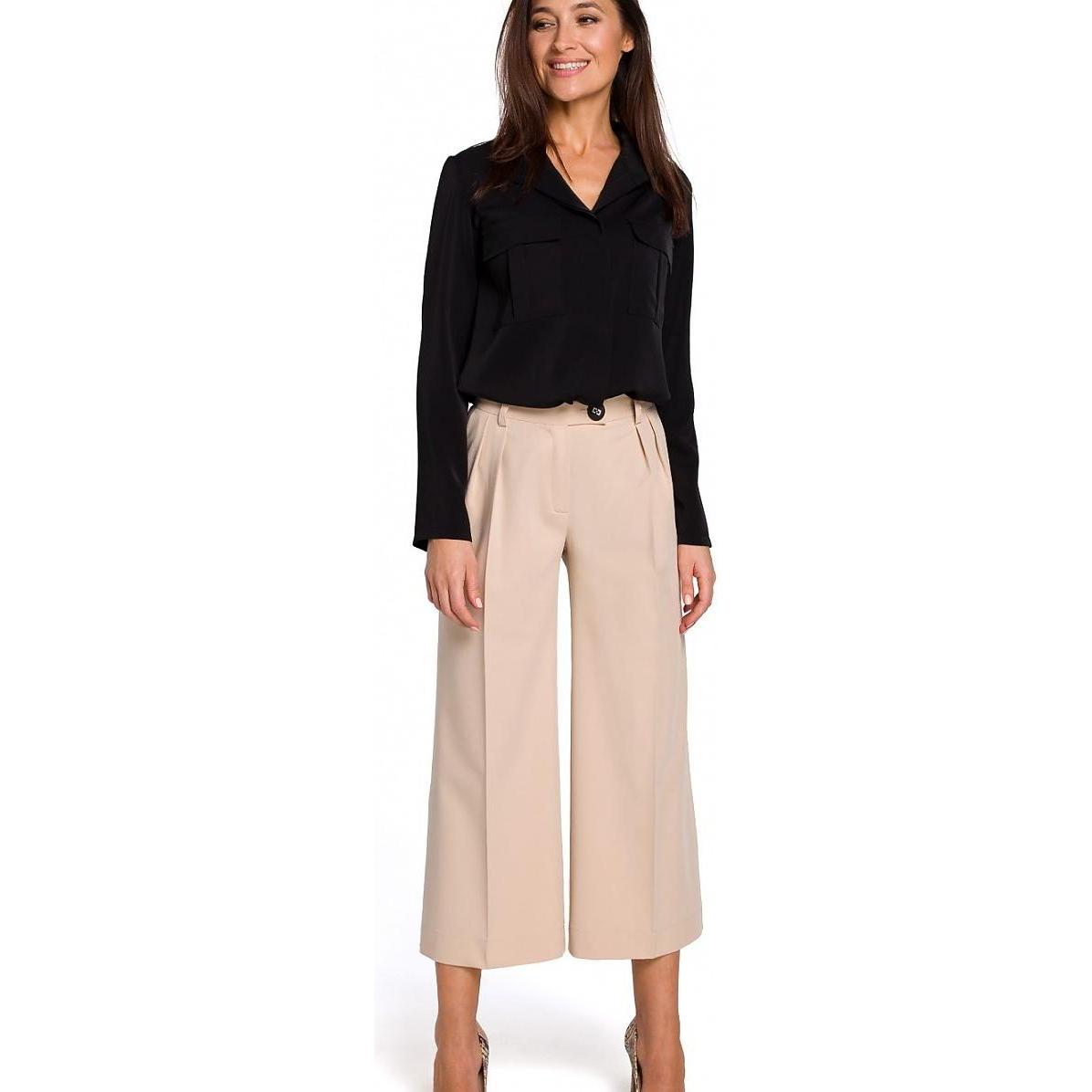Stylove, Damen, Hosen, Damen Hose, Beige, (S)