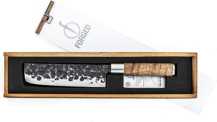 Actual product image Forged Paring knife, 17.5 cm, Brown (17.50 cm)