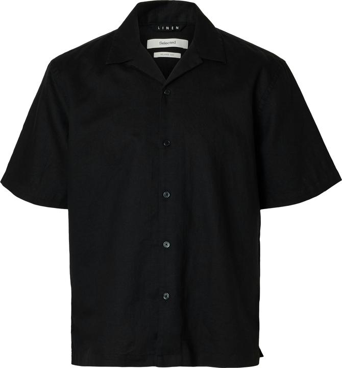 Selected Slhrlxclay Linenblend Ss Shirt Res Noos