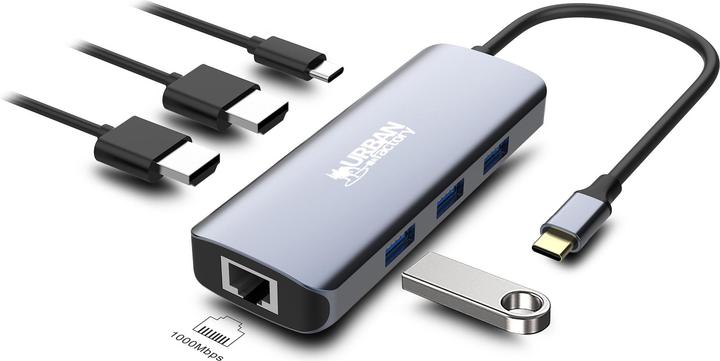 Produktbild Urban Factory Hubee 7in1 Hub USB-C (USB-C)