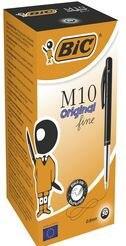 Actual product image Bic Kuglepen Clic sort Fine M10 51630 - (50 pcs.) (Black, 50x)
