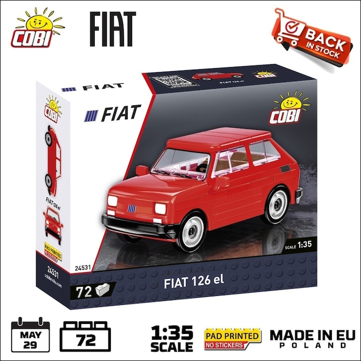 Produktbild Cobi Blöcke Youngtimer Collection Fiat 126p e