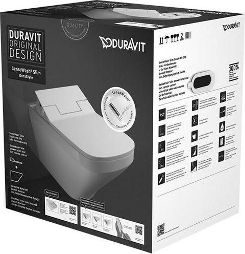 Produktbild Duravit Dusch-WC Komplettanlage DuraStyle fr Sensowash wei wandhngend 631001002004300 mit Dusch-