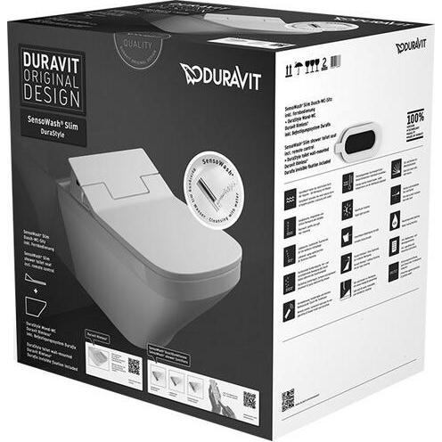 Thumbnail - Duravit, Toilette + Bidet, Dusch-WC Komplettanlage DuraStyle fr Sensowash wei wandhngend 631001002004300 mit Dusch-