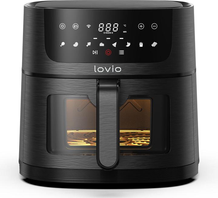 Lovio LVAF002BK PureFry XL Smart 6L Black