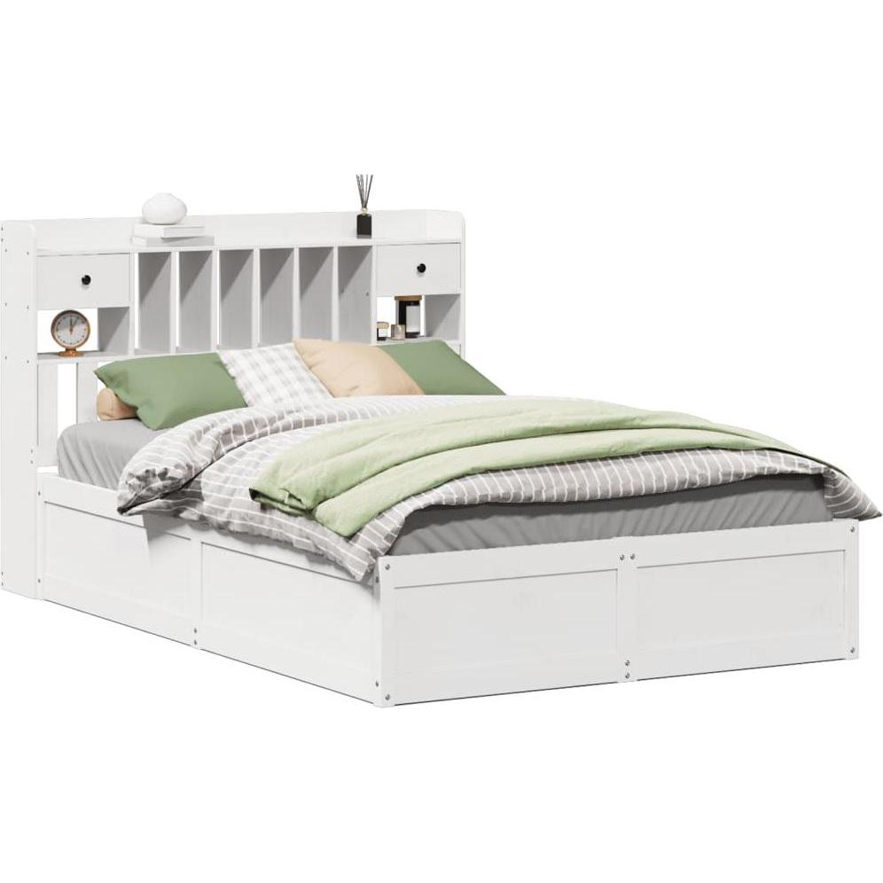 VidaXL, Bett, Massivholzbett Holzbett Bett Doppelbett ohne Matratze 140x190cm Kiefer (140 x 190 cm)