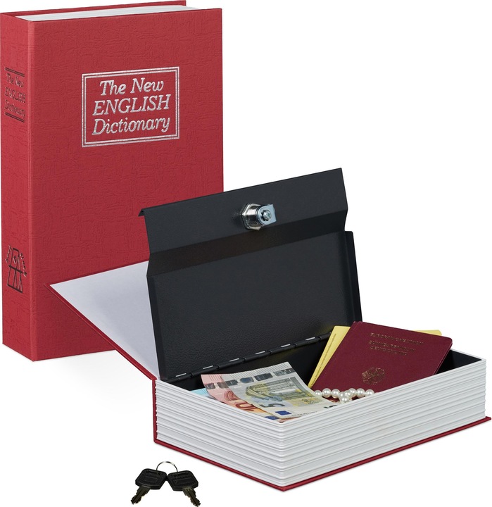 Actual product image Relaxdays Book safe dictionary