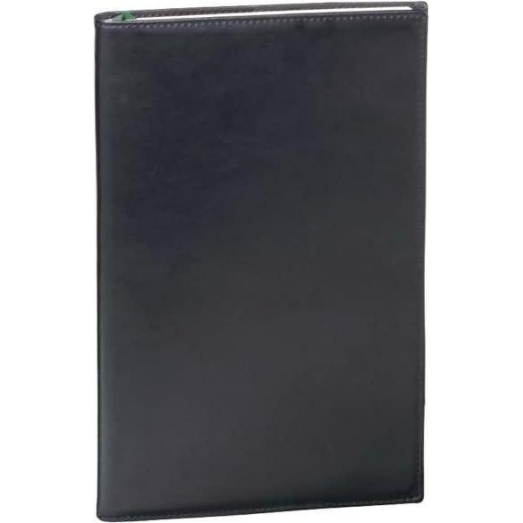 Quo Vadis, Agenda, Buchkalender Minister Prestige 16x24cm Montebello schwarz 2024