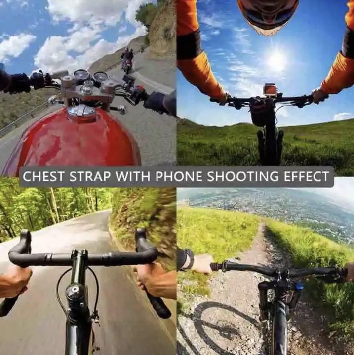 Image du produit PhoneLook Harnais de poitrine universel (GoPro Hero 8, GoPro Hero 10, GoPro Hero 11, GoPro Hero 9, DJI Osmo Action, Osmo Action 3)