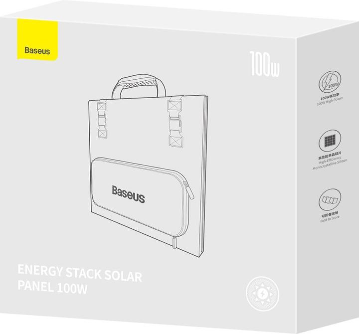 Actual product image Baseus Photovoltaic panel Energy stack 100W (100 W, 3.62 kg)