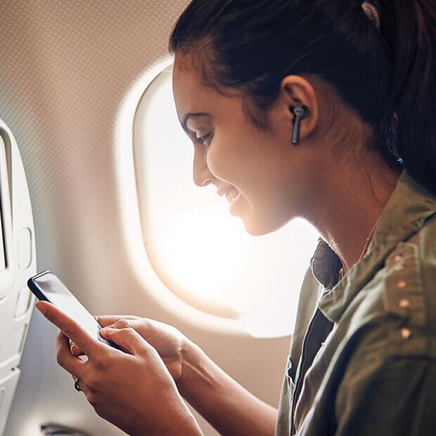 Actual product image Hmdx Jam TWS Exec ANC Earbuds blackBluetooth in-ear headphones (ANC, 7 h, Wireless)