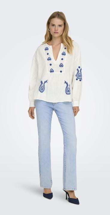 Produktbild Only Nur Bluse Onlmoon Langarm Oberteil Gewebt Noos Cloud Dancer (M)