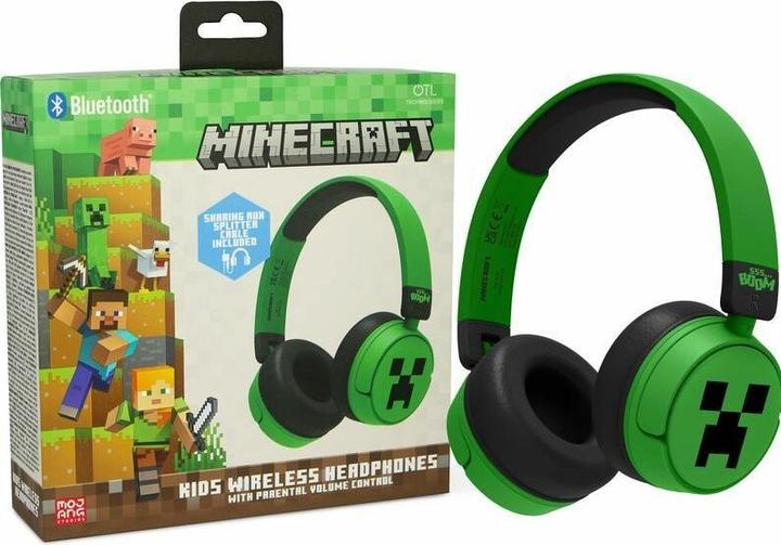 Produktbild OTL Minecraft - Junior Bluetooth Kinderkopfhörer