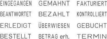 Produktbild Trodat Wortbandstempel 1117
