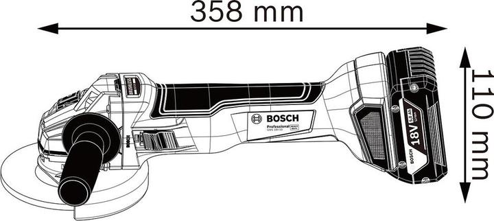 Immagine prodotto Bosch Professional GWS 18V-10 (125 mm)