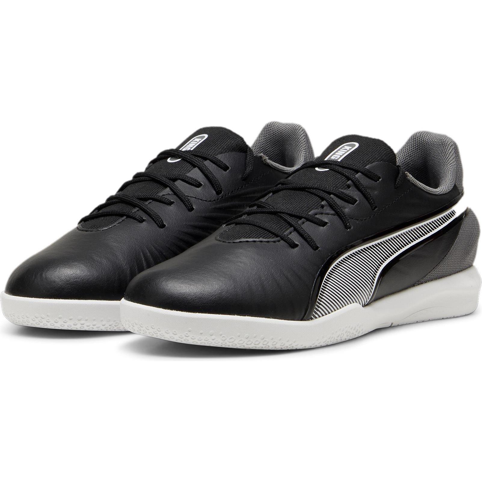 Puma, Jungen, Fussballschuhe, King Match It Jr (35), Schwarz