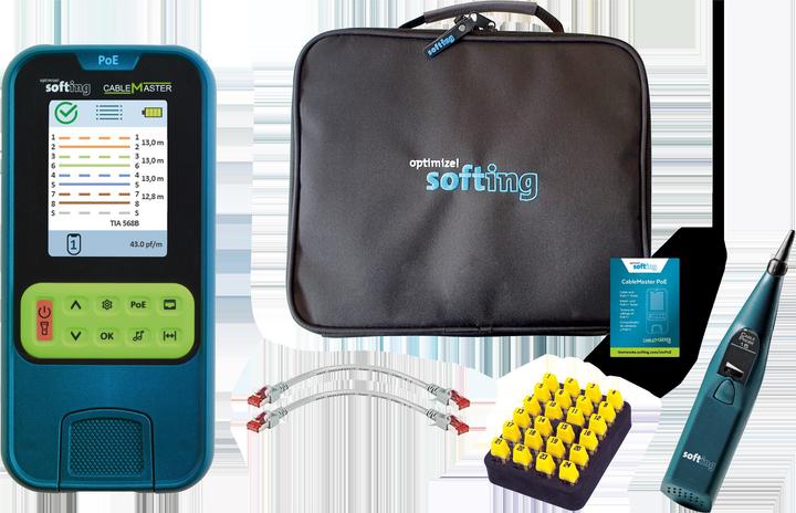 Productafbeelding Softing Psiber) CableMaster PoE KIT
