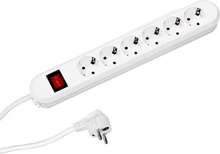 Image du produit Bachmann Multiprise 6x 500cm interrupteur 381.252K (19.07.1329) (6x, CEE 7/3, 5 m)