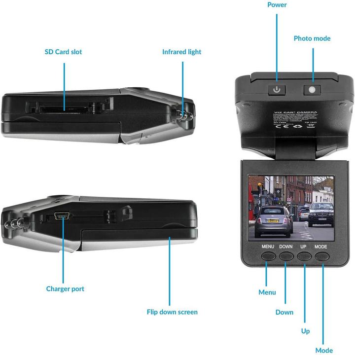 Actual product image Best direct Viz Car Camera (Rechargeable battery, Built-in display, Night vision, Built-in microphone)