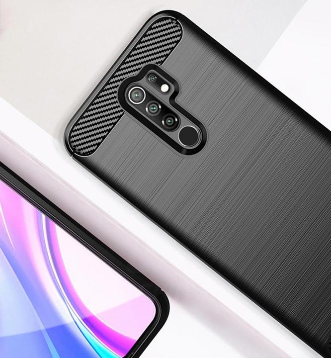 Actual product image Screenguard Xiaomi Redmi 9 Cover Carbon Brushed Soft TPU (Xiaomi Redmi 9)