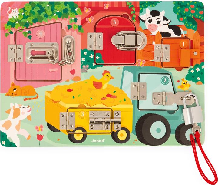 Productafbeelding Sophie la girafe De Boerderij - Bord met sloten