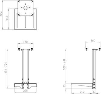 Produktbild Vogels Kamera Ablage für Liftsysteme mit 2 Säulen
