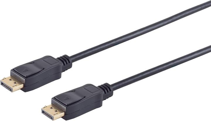 No Name DisplayPort (ST-ST) 2m 8K 120Hz DP1.4 vergoldet Black (2 m, DisplayPort, 1.4)