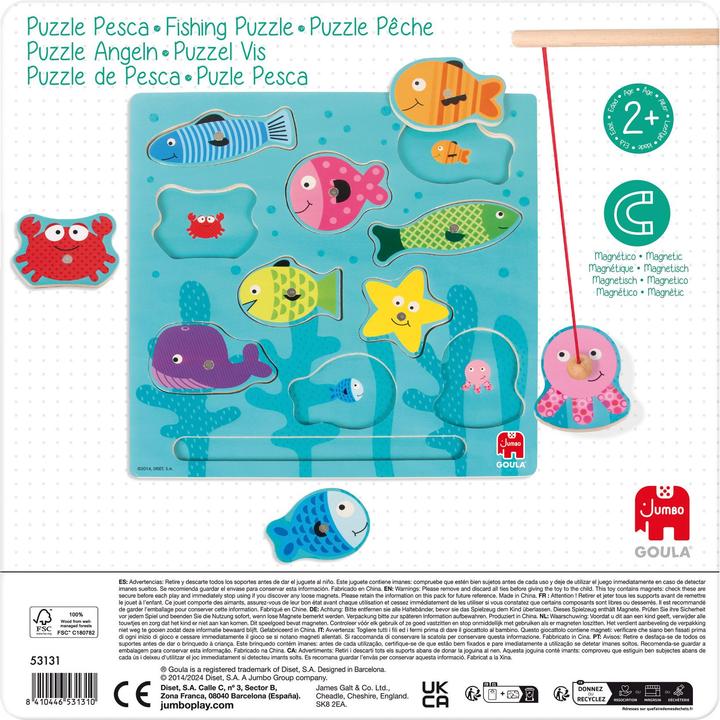 Actual product image Goula Fishing puzzle fish (10 pieces)