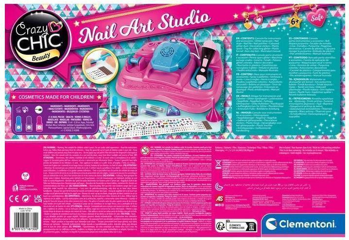 Actual product image Clementoni Crazy Chic Superstar Nail Design