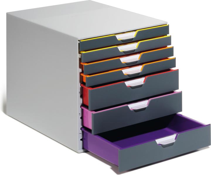 Durable Schubladenbox Varicolor 7 (A4)
