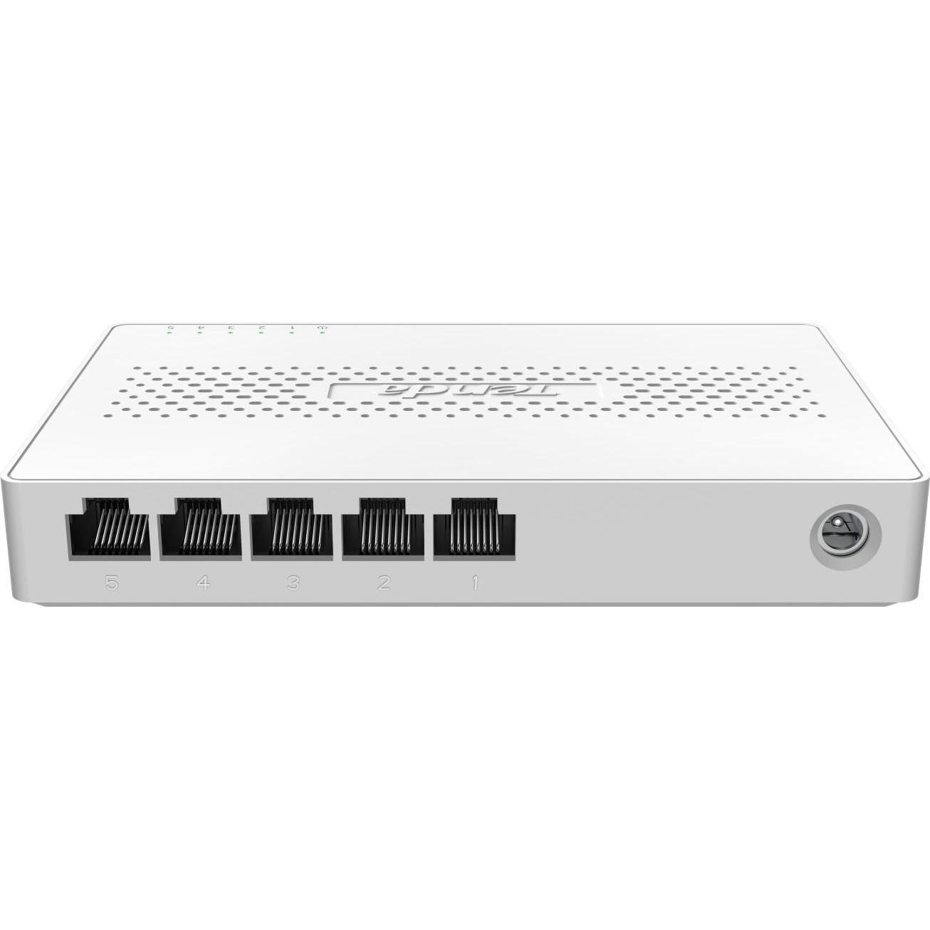 Tenda NET SWITCH 5PORT 2.5G SM105 (5 porte), Switch di rete, Bianco