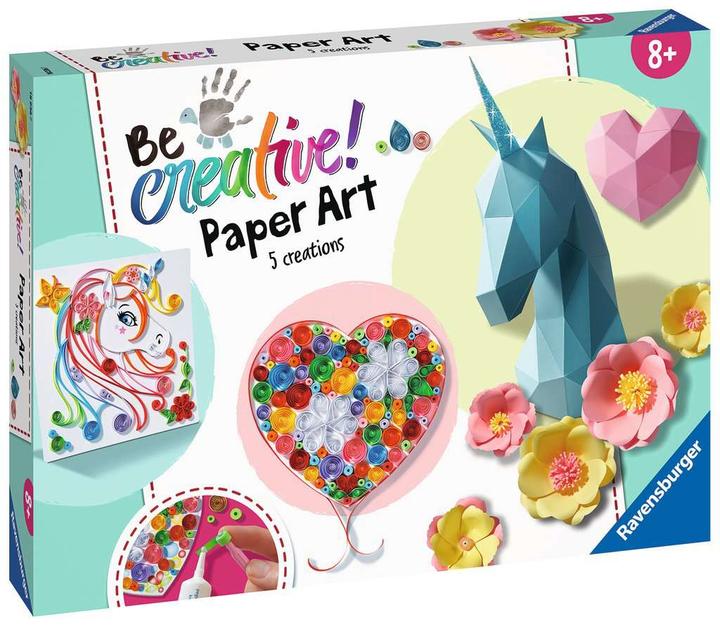 Image du produit Ravensburger Paper Art Flowers & Unicorn