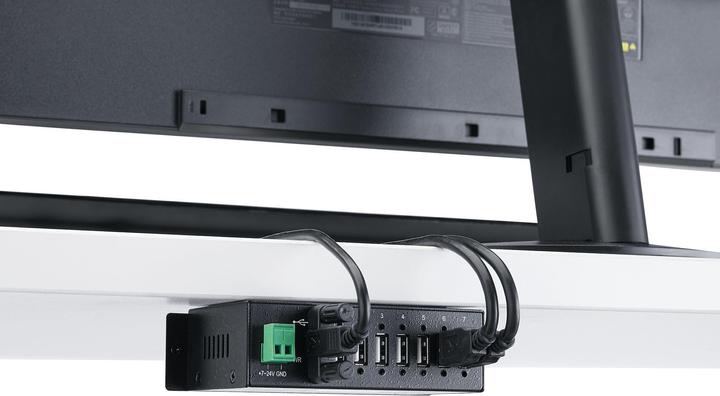 Actual product image StarTech Mountable 7 Port Rugged Industrial Hub (USB-B, 7 Ports)