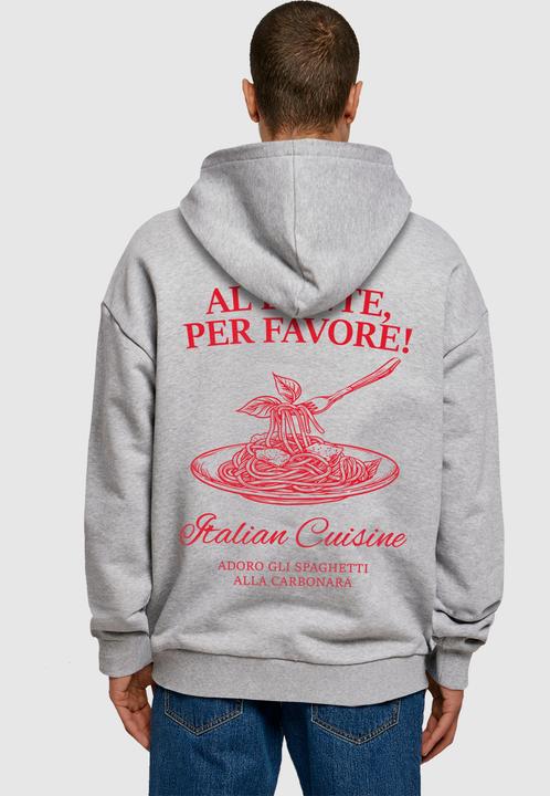 Image du produit Merchcode Sweat à capuche surdimensionné Al Dente Per Favore - 170179 (S)
