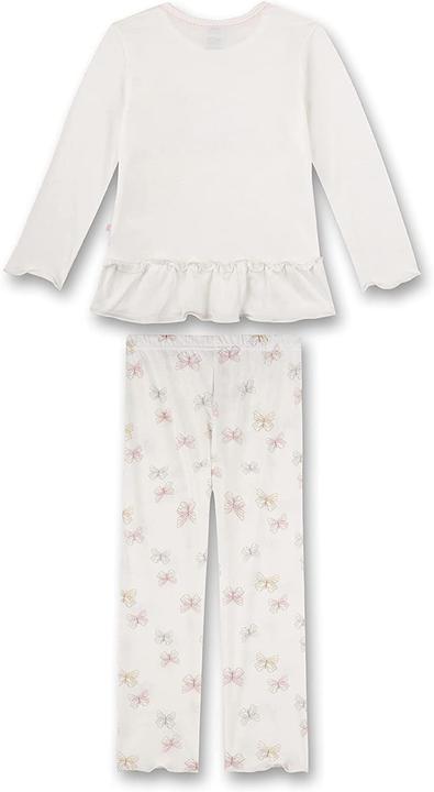 Produktbild Sanetta Pyjama weiss/klein gemustert (128)