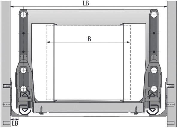 Image du produit Hettich Organisation intérieure pour tiroirs OrgaStore 810