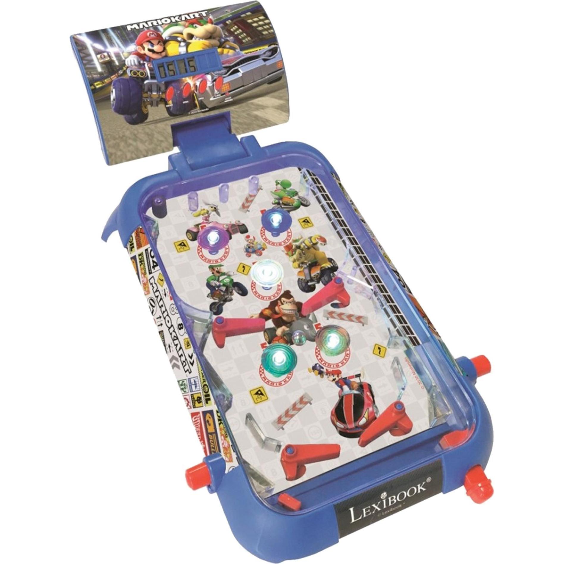 Thumbnail - Lexibook Mario Kart elektronischer Flipper mit Licht- und Geräuscheffekten (Deutsch, Englisch, Französisch, Italienisch)