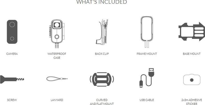 Image du produit Sjcam C100 blanc (16 Mpx)