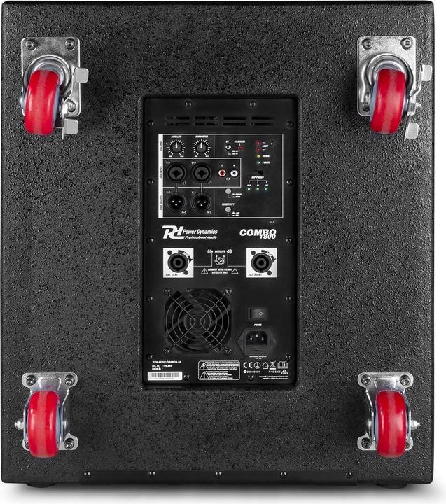 Immagine prodotto Power Dynamics Sistema PA PD Combo 1200 600 Watt (Attivo, 1x 600 W)