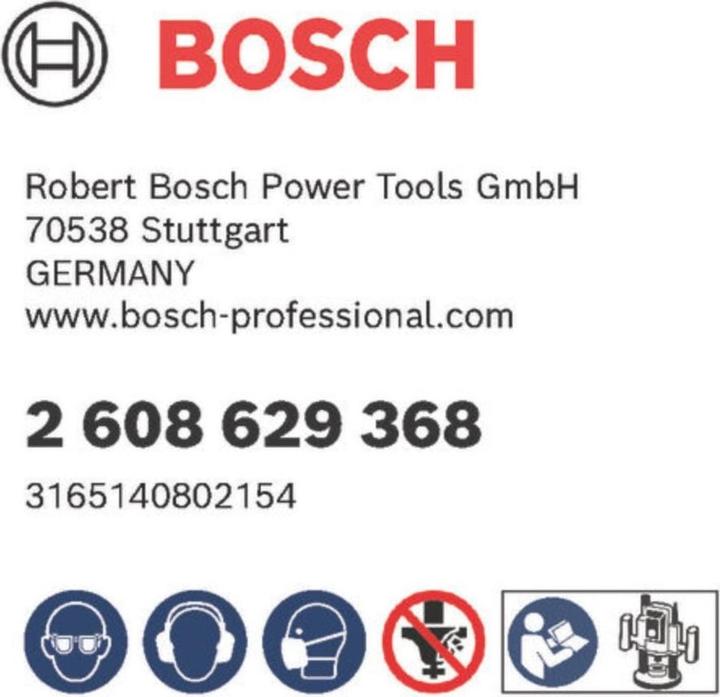 Produktbild Bosch Professional Zubehör Hohlkehlfräser Expert for Wood, 8 mm, R1 3 mm, D 6 mm, L 12,7 mm, G 50,8 mm